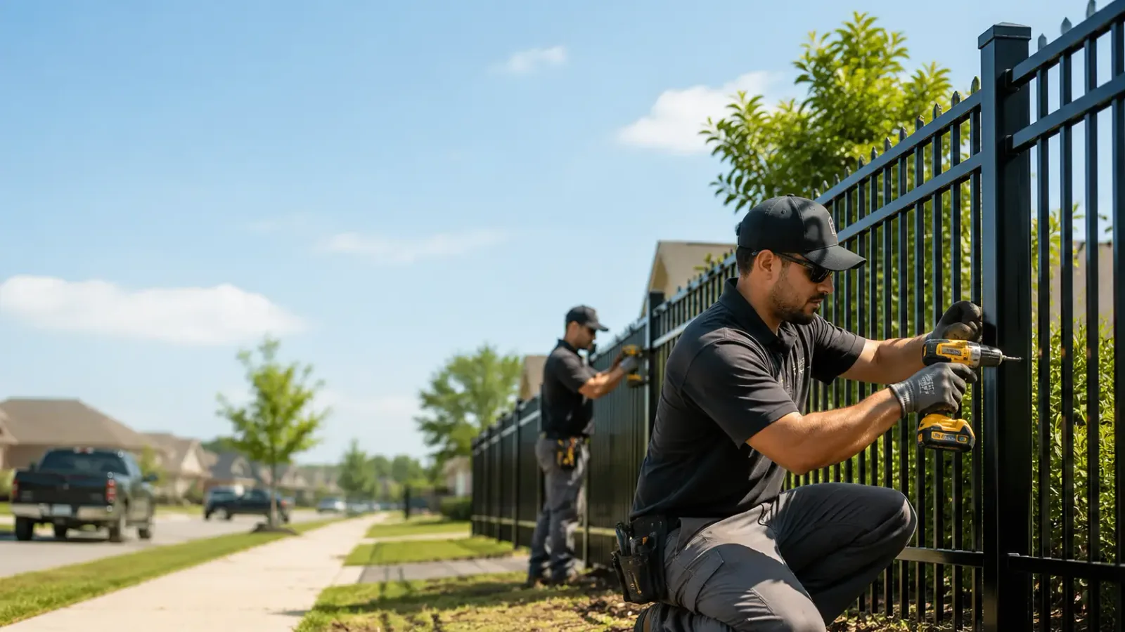 Metal Fence Installation in Elgin, IL